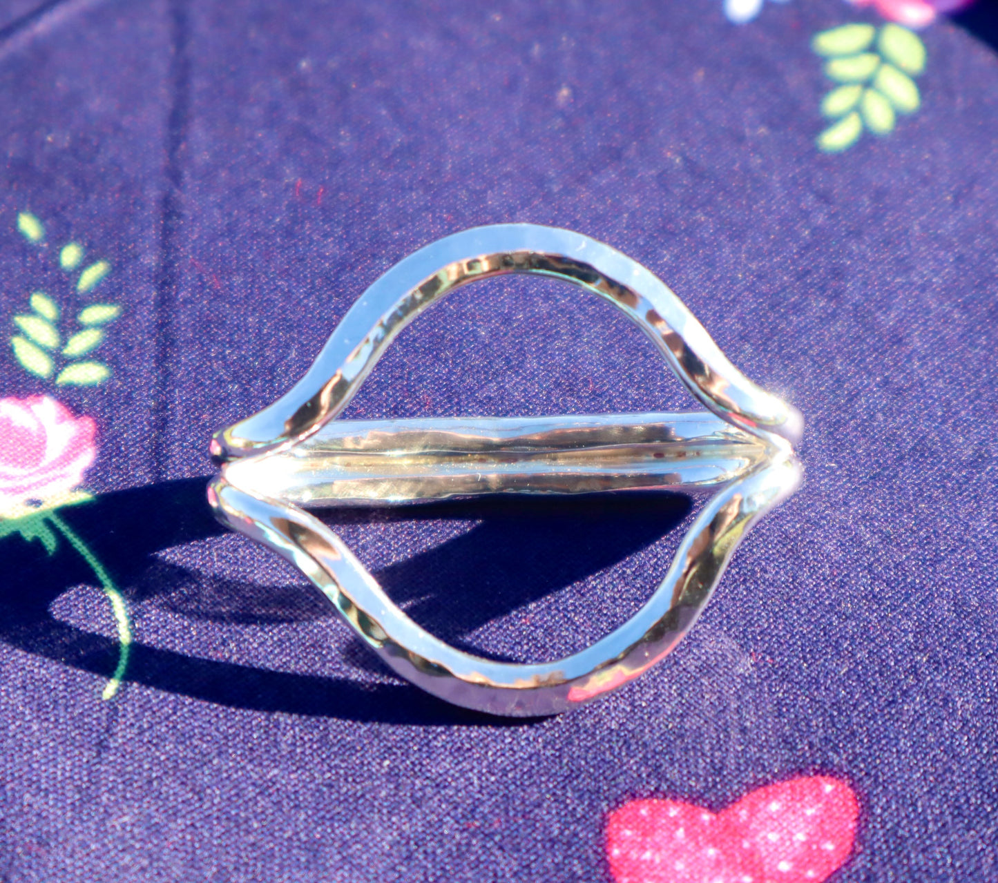 The Ada Sterling Silver Scarf Slide