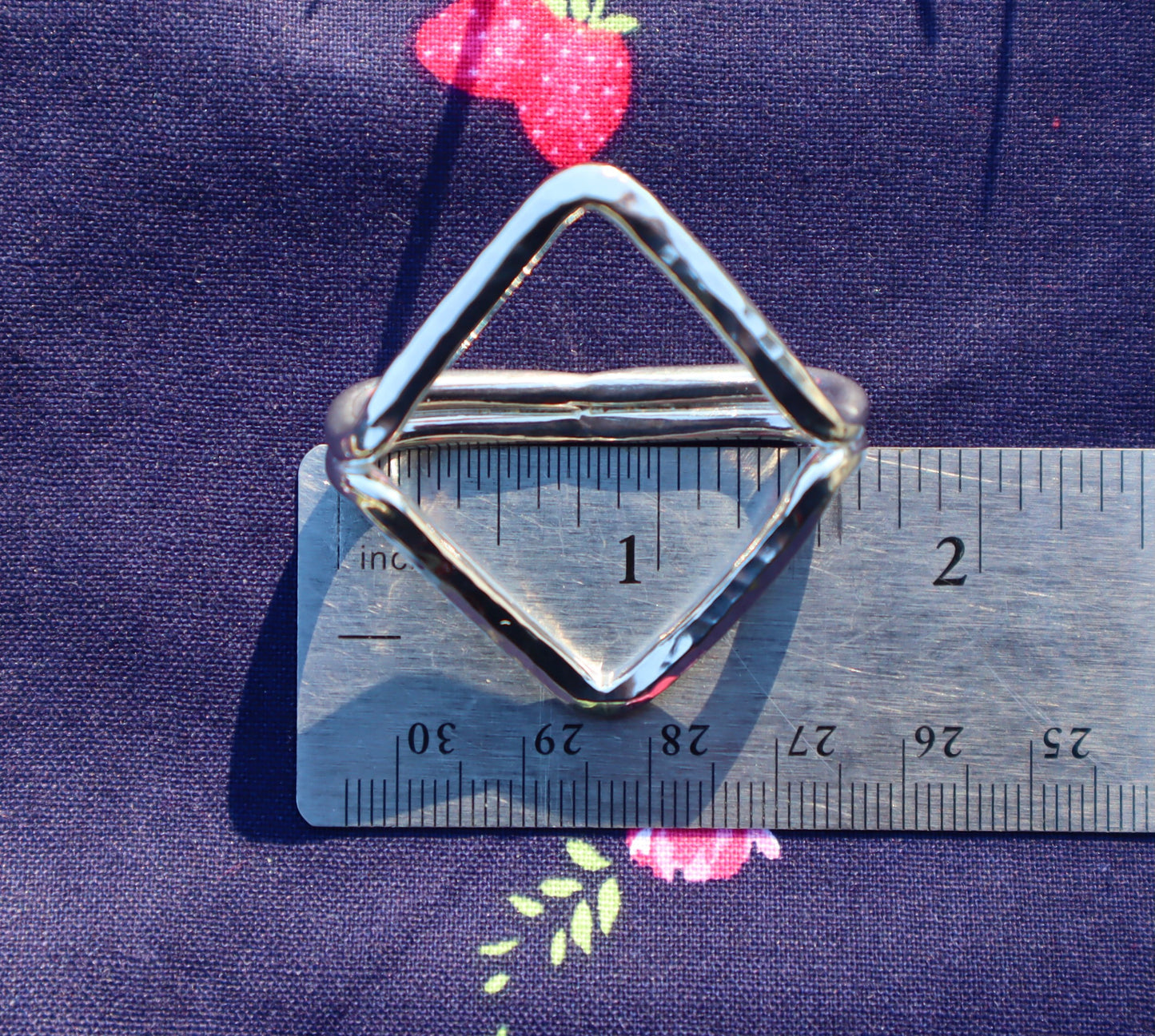 The Ada Sterling Silver Scarf Slide