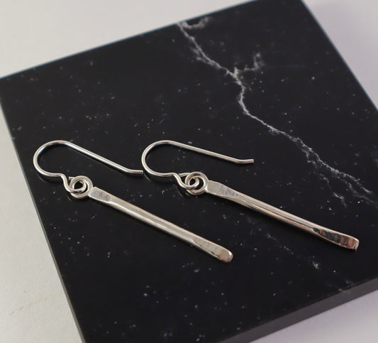Sterling Line earrings